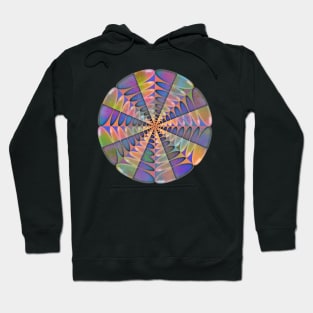 Fruity Bubbles Mandala - Intricate Digital Illustration, Colorful Vibrant and Eye-catching Design, Perfect gift idea for printing on shirts, wall art, home decor, stationary, phone cases and more. Hoodie